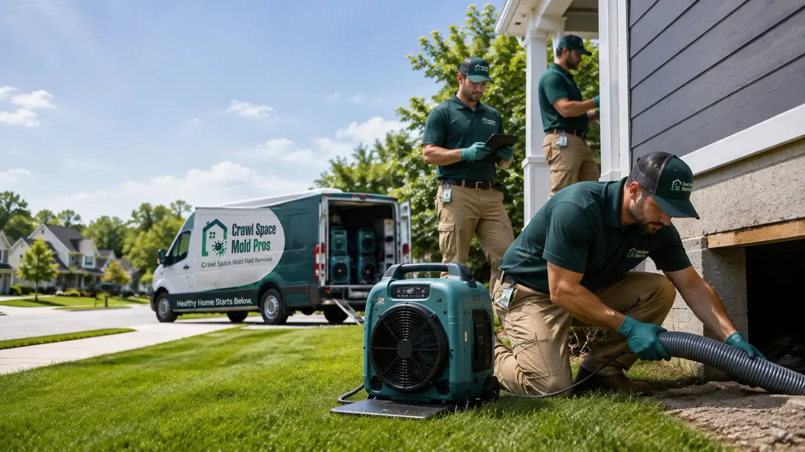 Crawl Space Mold Removal in Marbury, MD